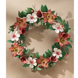 Seasons Of Bloom Rustic Iron Wreath Sundance Catalog